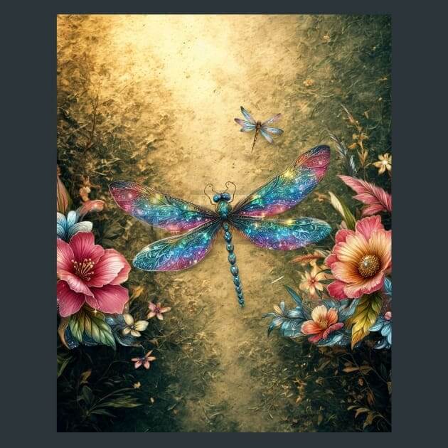 Twilight Flutter – Metal Print &amp; Mouse Pad | ChromaLuxe | Made in Iowa USA