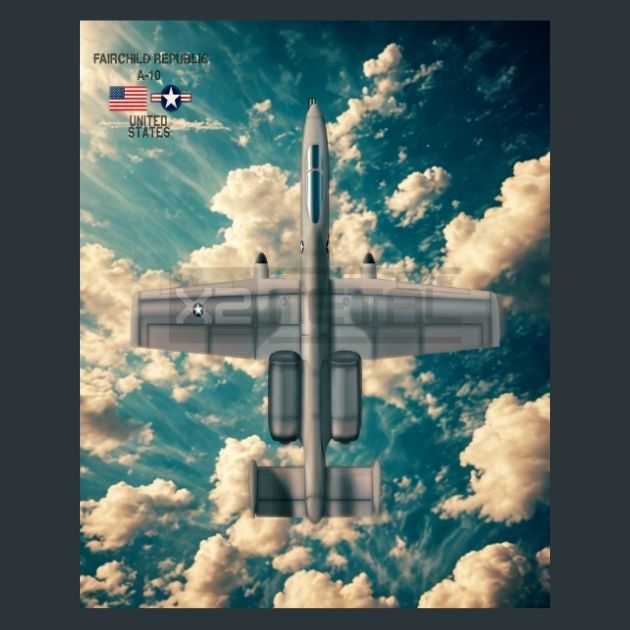 US-A-10-Thunder-bolt-II-Jet-Metal-Prints