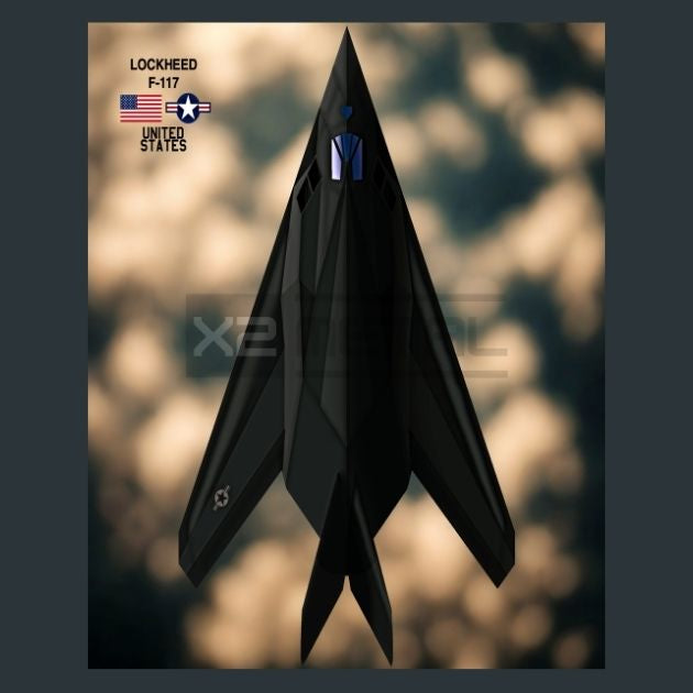 US-F-117-Jet-Metal-Prints