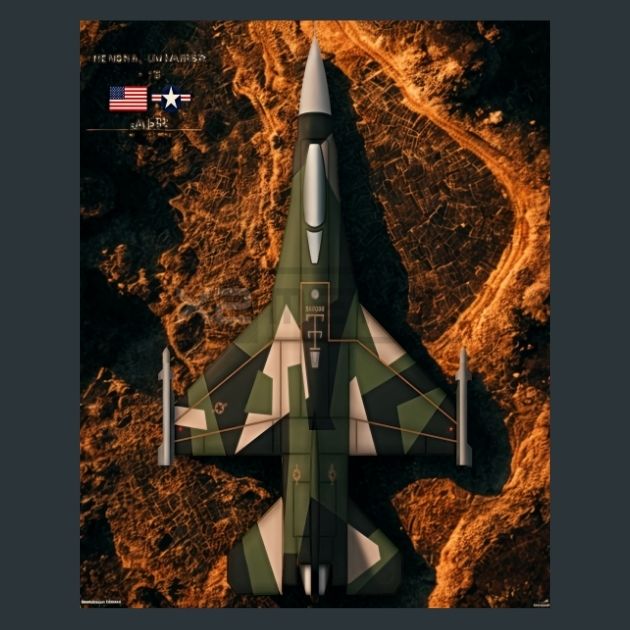 US-F-16-Jet-Metal-Prints