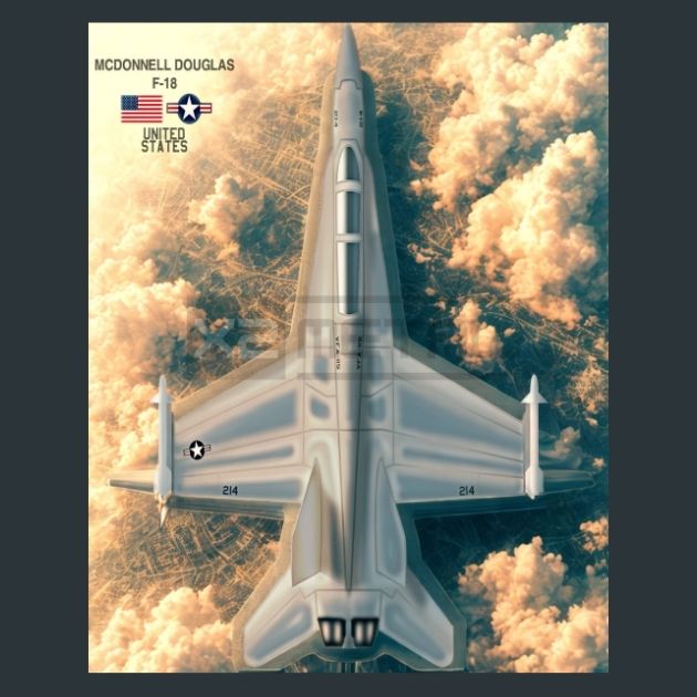 US-F-18-Jet-Metal-Prints
