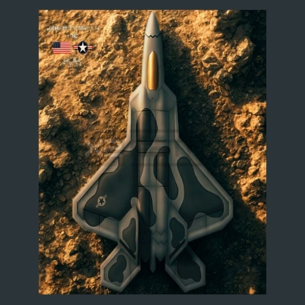 US-F-22-Jet-Metal-Prints