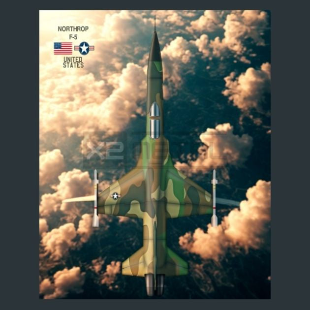 US-F-5-Jet-Metal-Prints