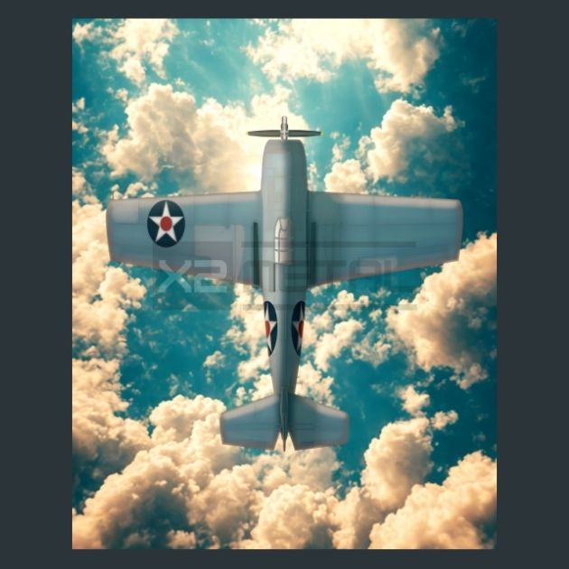 USA-F4F-Wildcat-Jet-Metal-Prints