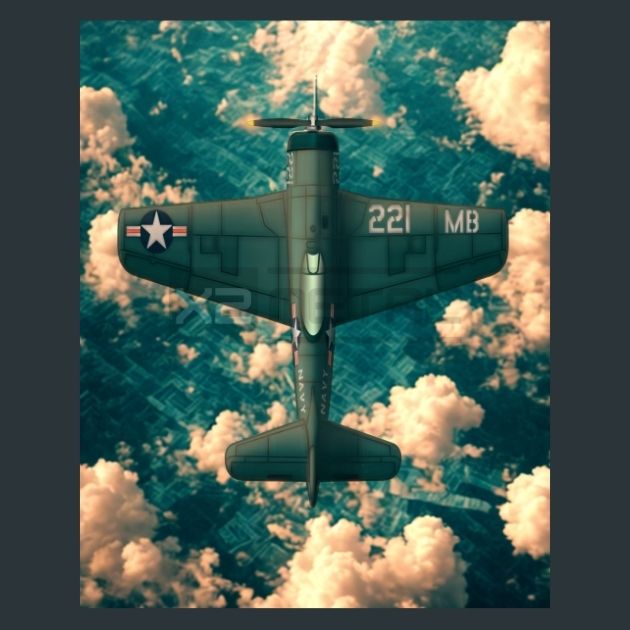 USA-F8F-1-Bearcat-Jet-Metal-Prints