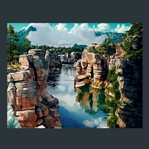 USA-Lakes-Reflections-1-metal-prints-posters-mouse-pads