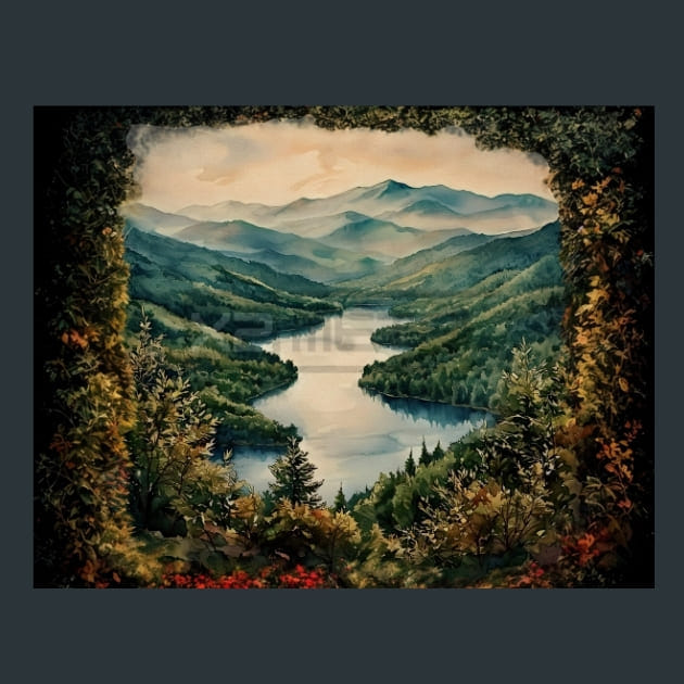 USA Lakes 15 Metal Wall Art and Desktop Mouse Pad by X2Metal