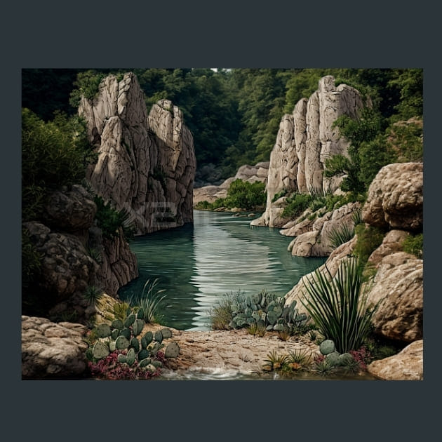 USA Lakes 2 Metal Wall Art and Desktop Mouse Pad by X2Metal