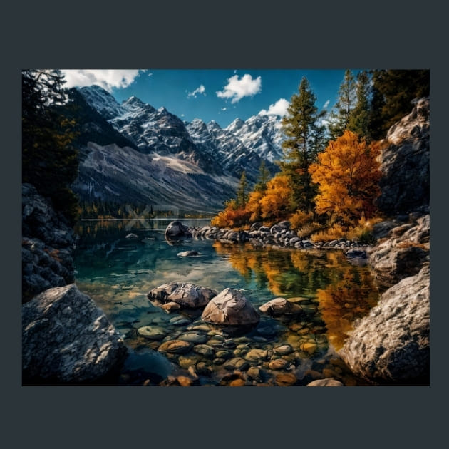USA Lakes 23 Metal Wall Art and Desktop Mouse Pad by X2Metal