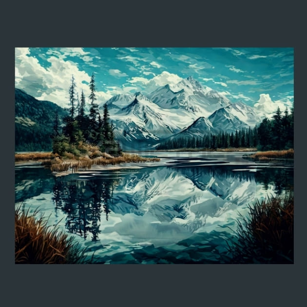 USA-Lakes-Reflections-5-metal-prints-posters-mouse-pads
