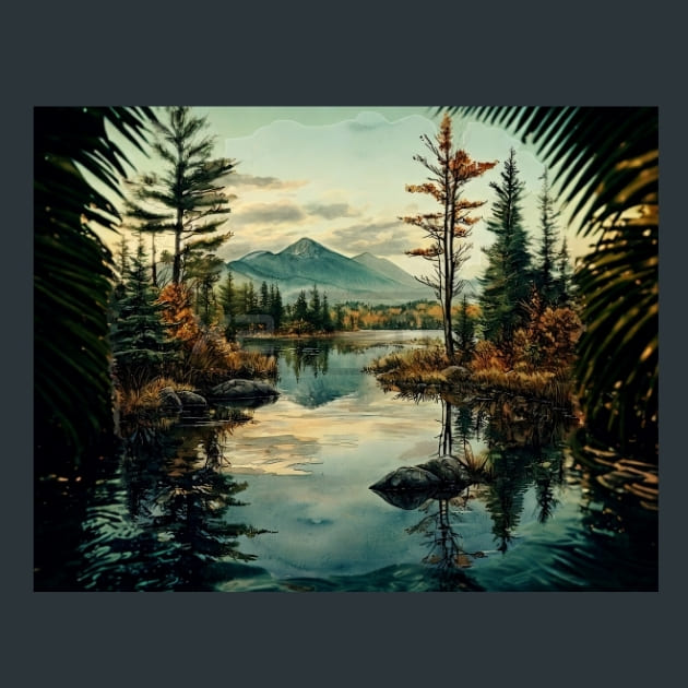 USA-Lakes-Reflections-9-metal-prints-posters-mouse-pads