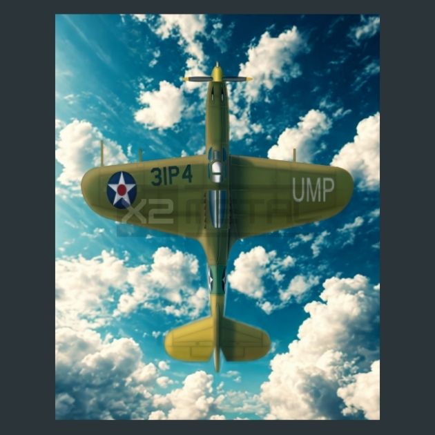 USA-P-39-Airacobra-Jet-Metal-Prints