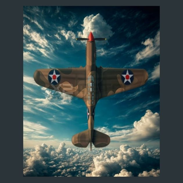 USA-P-40-Warhawk-Jet-Metal-Prints