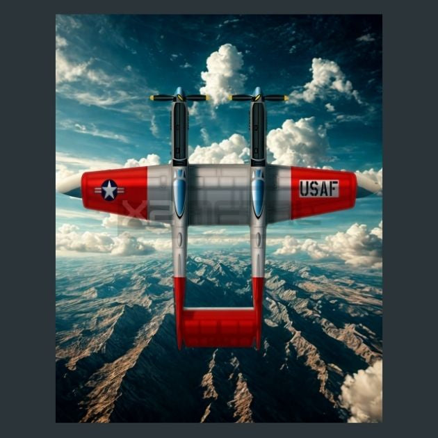 USA-P-82-Twin-Mustang-Jet-Metal-Prints