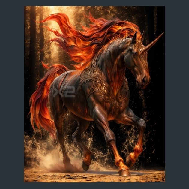 Unicorn-Horse-02-Metal-Prints