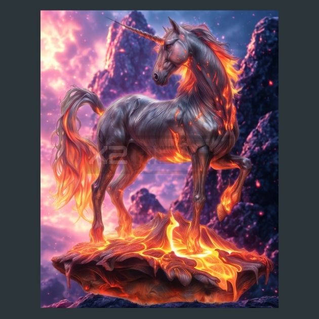 Unicorn-Horse-09-Metal-Prints