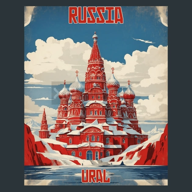 Ural Russia Metal Prints Posters and Mouse Pads