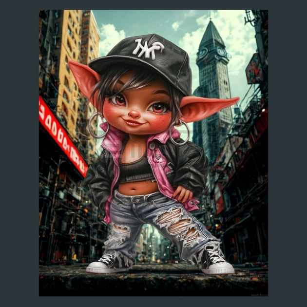Urban Gnomes 24 Metal Wall Art and Desktop Mouse Pad by X2Metal
