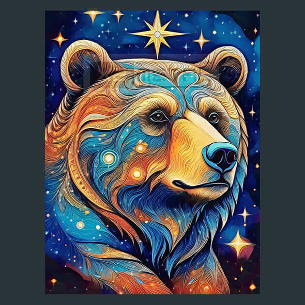 Ursa Major Epiphany Scene Metal Prints Wall Art by X2Metal