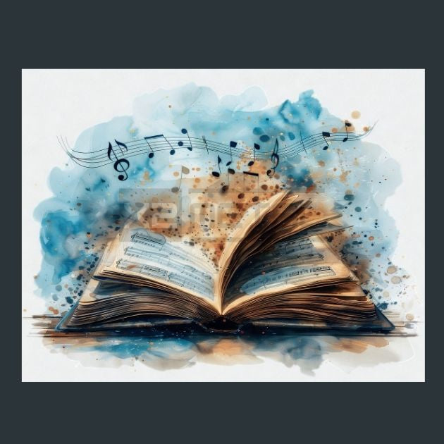 Vintage-Book-Music-Notes-10-Metal-Prints