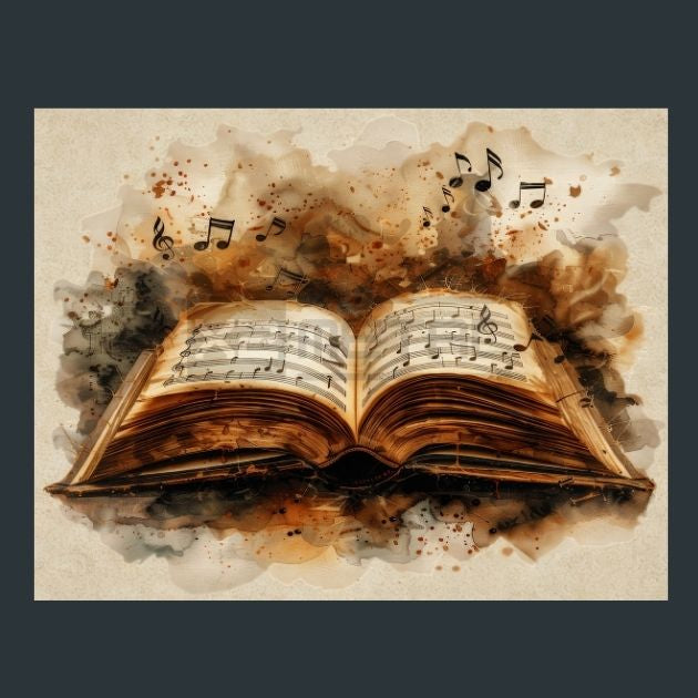 Vintage-Book-Music-Notes-11-Metal-Prints