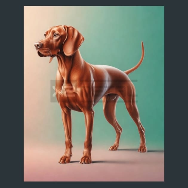 Vizsla 1 Metal Prints, Posters &amp; Mousepads – Metal Print &amp; Mouse Pad | ChromaLuxe | Made in Iowa USA