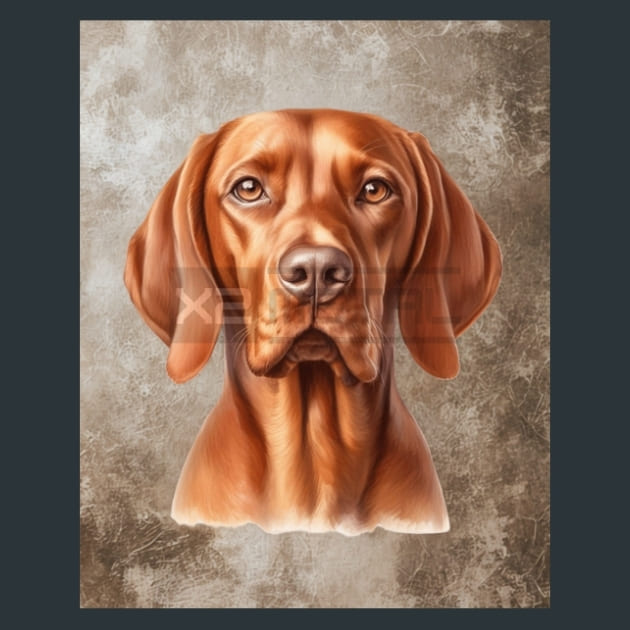 Vizsla Metal Wall Art and Desktop Mouse Pad by X2Metal