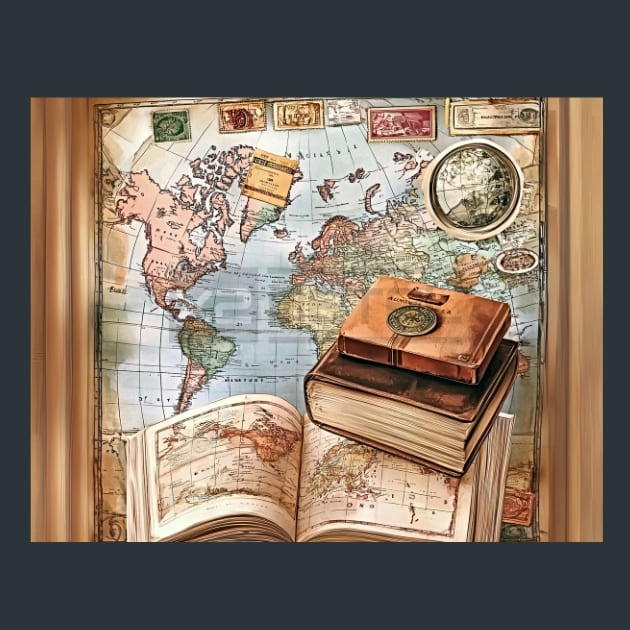 Wander &amp; Wonder 6 Metal Wall Art and Desktop Mouse Pad by X2Metal