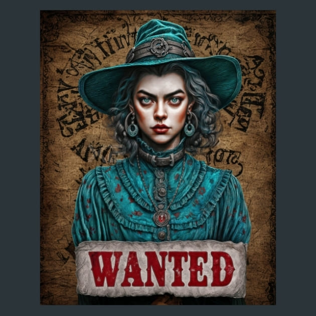 Wanted-Witch-metal-prints-posters-mouse-pads