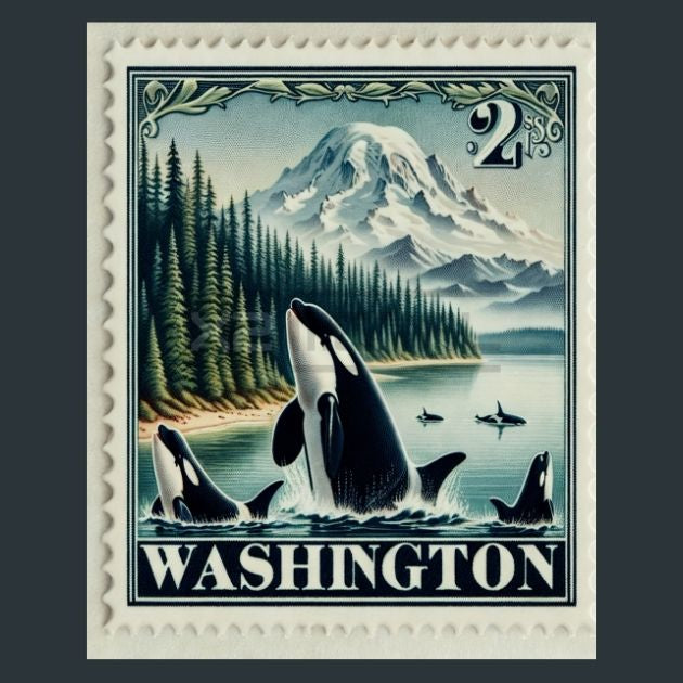 Washington-Stamp-Metal-Prints