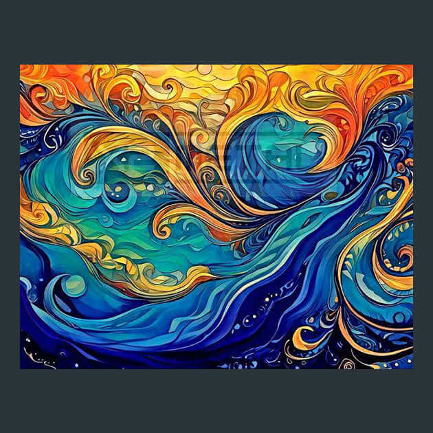 Water Sacred Rituals Metal Prints Wall Art by X2Metal