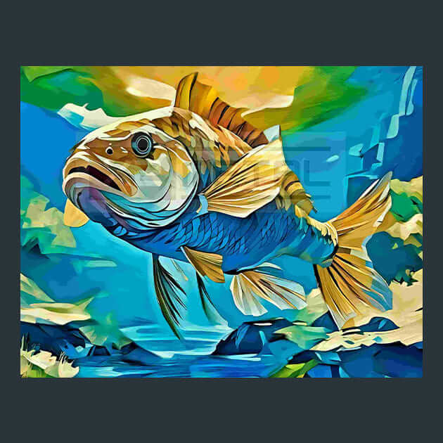 Water World – Metal Print &amp; Mouse Pad | ChromaLuxe | Made in Iowa USA
