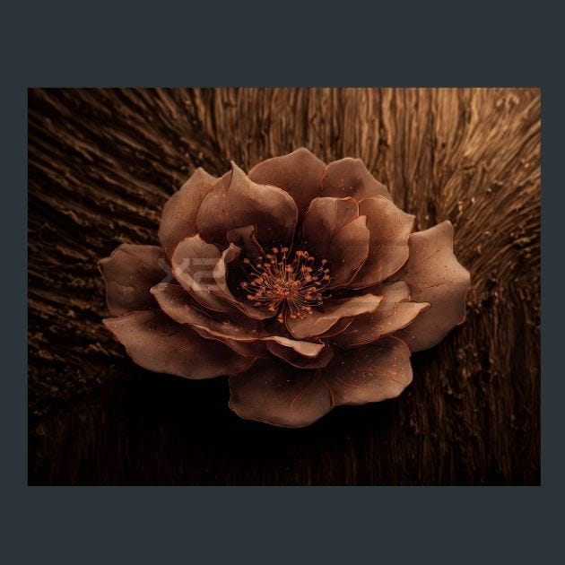 Watercolor Flowers 57 Metal Wall Art and Desktop Mouse Pad by X2Metal