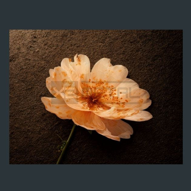 Watercolor Flowers 78 Metal Wall Art and Desktop Mouse Pad by X2Metal