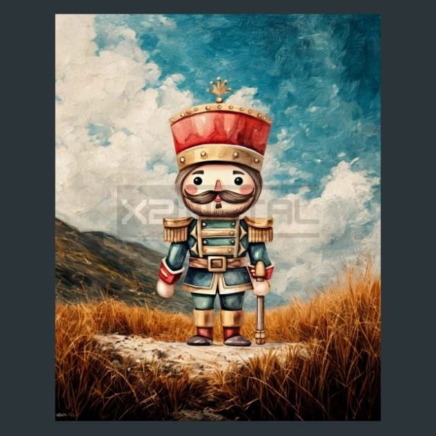 Whimsical Nutcrackers Metal Prints, Posters &amp; Mousepads