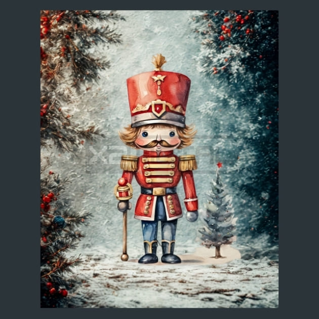 Whimsical Nutcrackers Metal Prints, Posters &amp; Mousepads