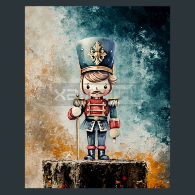 Whimsical Nutcrackers Metal Prints, Posters &amp; Mousepads