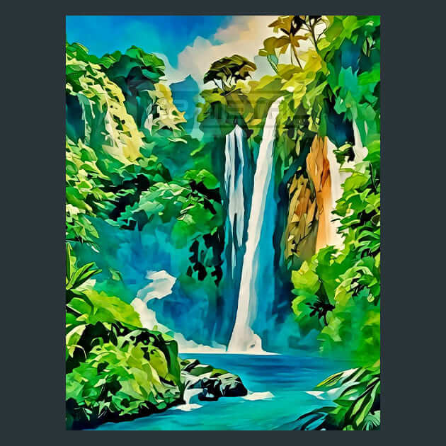 Whispering Waters Metal Prints Wall Art by X2Metal