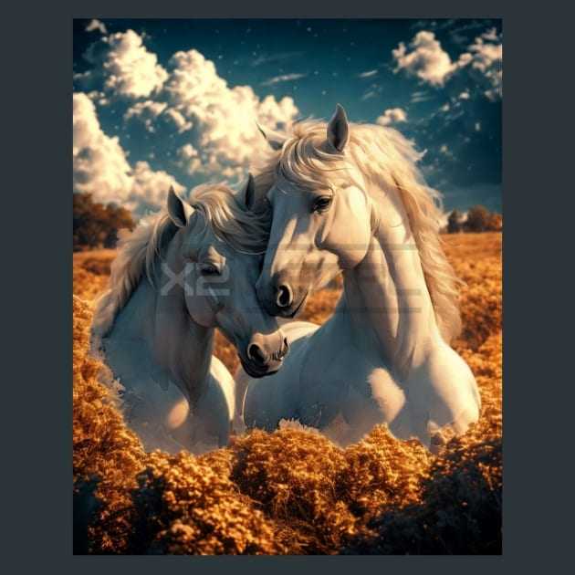 White-Horse-20-metal-prints-posters-mouse-pads