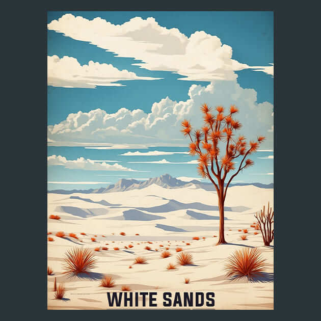 White Sands Metal Wall Art and Desktop Mouse Pad by X2Metal