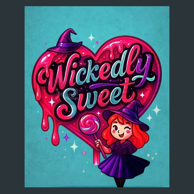 Wickedly Sweet Metal Wall Art and Desktop Mouse Pad by X2Metal