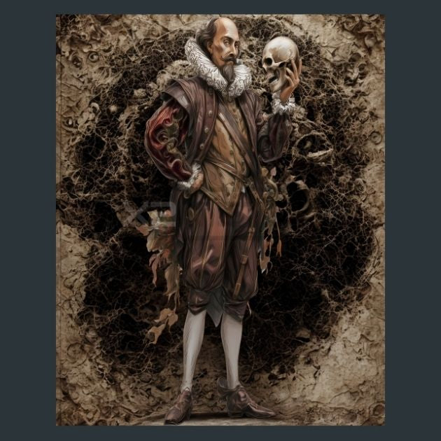 William-Shakespeare-Metal-Prints
