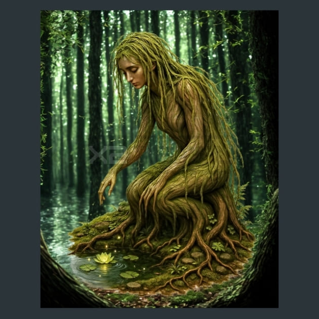 Willow Spirit Metal Wall Art and Desktop Mouse Pad by X2Metal