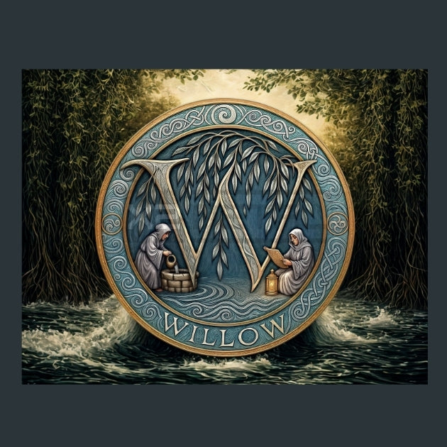 Willow-Zodiac-Signs-Celtic Metal Wall Art and Desktop Mouse Pad by X2Metal