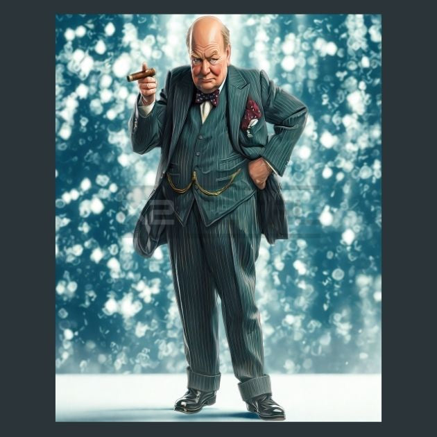 Winston-Churchill-Metal-Prints