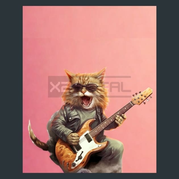 Winter Grace Cat – Metal Print &amp; Mouse Pad | ChromaLuxe | Made in Iowa USA
