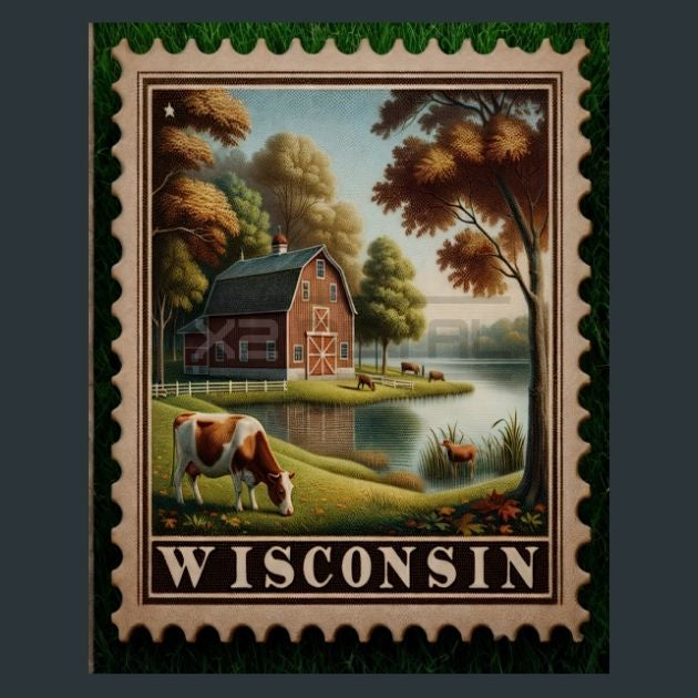 Wisconsic-Stamp-Metal-Prints