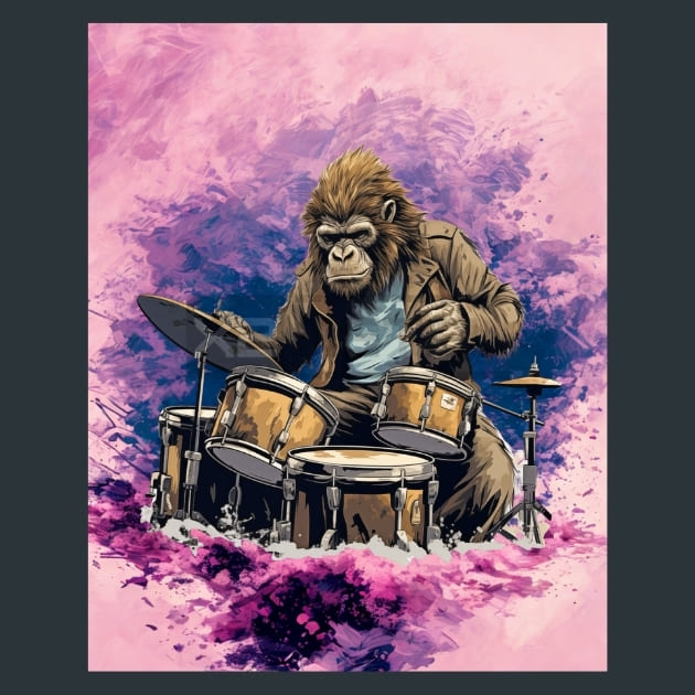 Wisdom in the Trees Gorilla Metal Wall Art and Desktop Mouse Pad by X2Metal