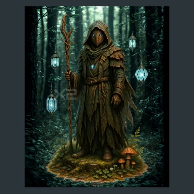 Wisp-Keeper-Magical-Forest-metal-prints-posters-mouse-pads