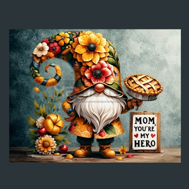 With Love Mom 2 Metal Wall Art and Desktop Mouse Pad by X2Metal